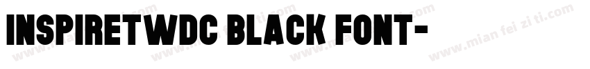 InspireTWDC Black font字体转换